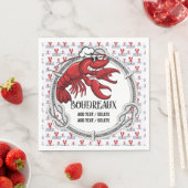 クロウフィッシュシーフードケージャンテーマ スタンダードランチョンナプキン (インサイチュ)