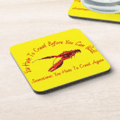 クロウフィッシュデザイン コースター (左側)