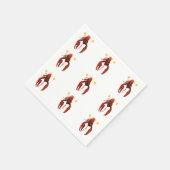 クロウフィッシュナプキン スタンダードカクテルナプキン (角)