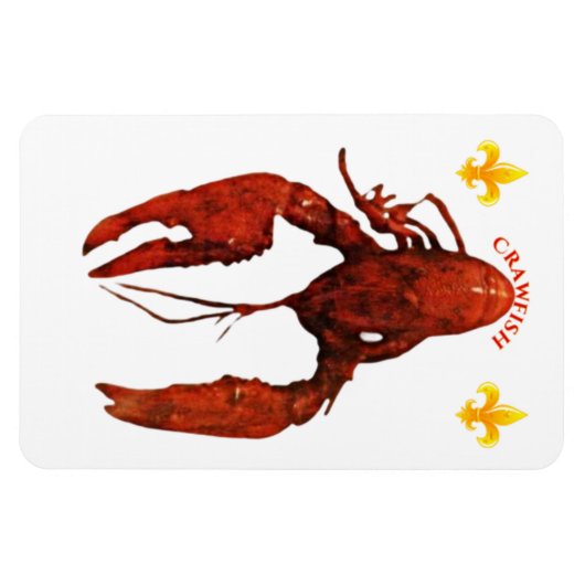 クロウフィッシュフォトマグネット マグネット (横)