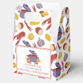 クロウフィッシュボイルカップルシャワー婚約パーティ フェイバーボックス (オープン)