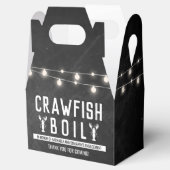 クロウフィッシュボイルカップルシャワー婚約パーティ フェイバーボックス (オープン)