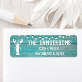 クロウフィッシュボイルファミリー懇親会シーフードパーティー ラベル (インサイチュ)