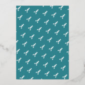 クロウフィッシュボイルファミリー懇親会シーフードパーティー 箔招待状 (裏面)