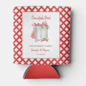 クロウフィッシュ婚約/ウェディングシャワーパーティー 缶クーラー (正面)