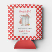 クロウフィッシュ婚約/ウェディングシャワーパーティー 缶クーラー (裏面)