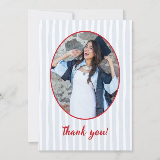 クロウフィッシュ感謝していの卒業写真でBoilin' over サンキューカード (正面)