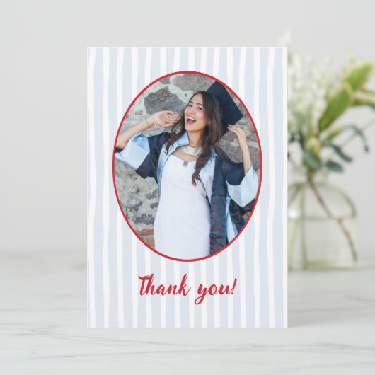 クロウフィッシュ感謝していの卒業写真でBoilin' over サンキューカード (スタンド正面)