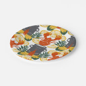 クロウフィッシュ沸騰パーティー-ケージャンシーフードお祝い ペーパープレート (アングル)