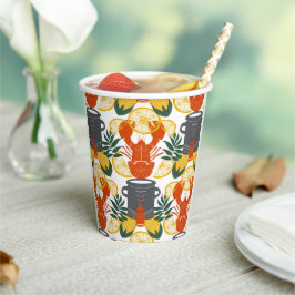 クロウフィッシュ沸騰パーティー-ケージャンシーフードお祝い 紙コップ