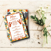 クロウフィッシュ沸騰メニューカード – ケージャンシーフード饗宴 メニュー