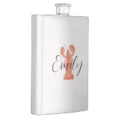 クロウフィッシュ甲殻類の水彩雪片 フラスク (右)