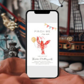 クロウフィッシュ誕生日招待状 |クロウフィッシュパーティー 招待状