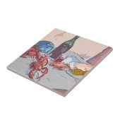 クロウフィッシュ静物詩 タイル (側面)