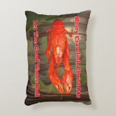 クロウフィッシュ・クリスマス アクセントクッション (正面(垂直))