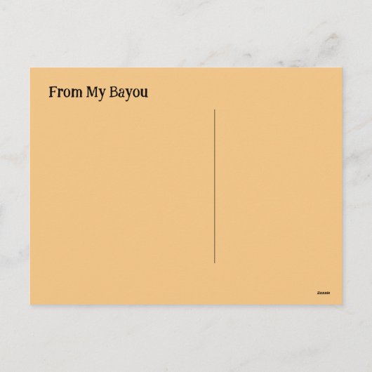 クロウフィッシュ・クリスマス シーズンポストカード (裏面)