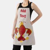 クロウフィッシュ（紋章の）フラ・ダ・リ、編集と追加文字、エプロン エプロン (インサイチュ)