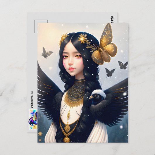 クロウプリンセス、ポストクロッシング ポストカード (正面/裏面)