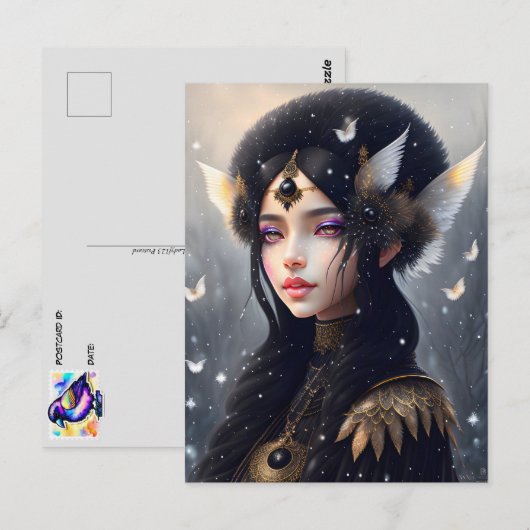 クロウプリンセス、ポストクロッシング ポストカード (正面/裏面)