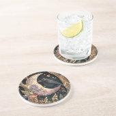 クロウムーンサンドストーンコースター コースター (側面)