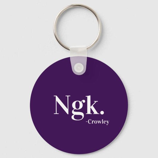 クロウリーNgk キーチェーン (正面)