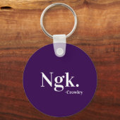 クロウリーNgk キーチェーン (正面)