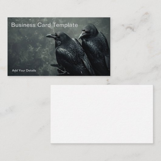 クロウレイブンの名刺 名刺 (正面/裏面)