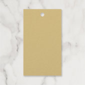 クロウレイヴンコソン日本のバード ギフトタグ (裏面)