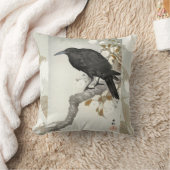 クロウレイヴンコソン日本のバード クッション (ブランケット)