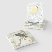 クロウレイヴンコソン日本のバード ストーンコースター (横)