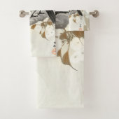 クロウレイヴンコソン日本のバード バスタオルセット (インサイチュ)