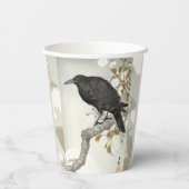 クロウレイヴンコソン日本のバード 紙コップ (裏面)