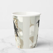 クロウレイヴンコソン日本のバード 紙コップ (左)