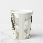 クロウレイヴンコソン日本のバード 紙コップ (右)