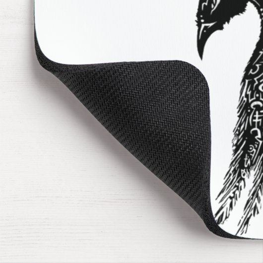 クロウレイヴンノースバイキング記号 マウスパッド (コーナー)