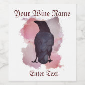 クロウワイン ワインラベル (シングルラベル)