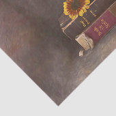 クロウヴィンテージゴシックオールドブックスひまわりアート 薄葉紙 (詳細)