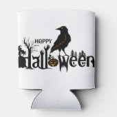 クロウ不気味ス付きハロウィーンイラストレーション 缶クーラー (裏面)
