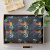 クロウ幽霊のよく出るとフクロウのこうもり付きハロウィンのかかし 薄葉紙 (ギフト)