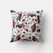 クロウ愛好家の枕 クッション (裏面)