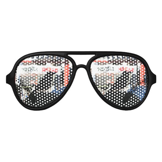 クロウ日本の アビエーターサングラス (正面)