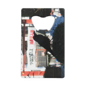 クロウ日本の クレジットカード栓抜き (正面)