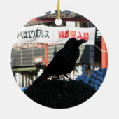 クロウ日本の セラミックオーナメント (裏面)