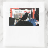 クロウ日本の 長方形シール (バッグ)