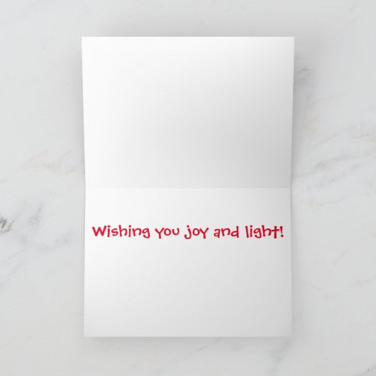 クロウ漫画おもしろいクリスマスライトカード シーズンカード (内部)