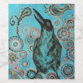 クロウ絵画ワインラベル ワインラベル (シングルラベル)