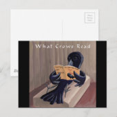 クロウ読ズ・ザ・ラスおもしろい ポストカード (正面/裏面)