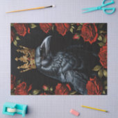 クロウ金ゴールドクラウンレッドローゼデクページ 薄葉紙 (クラフト)