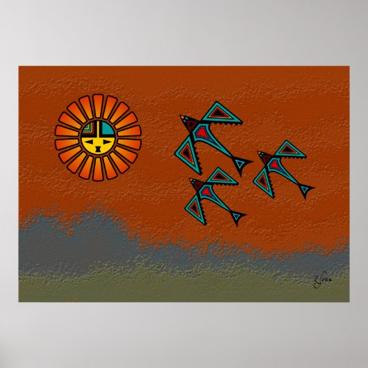 クロウ飛行 ポスター (正面)