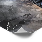 クロウ・ア#crowト#bird #animals ポスター (角)